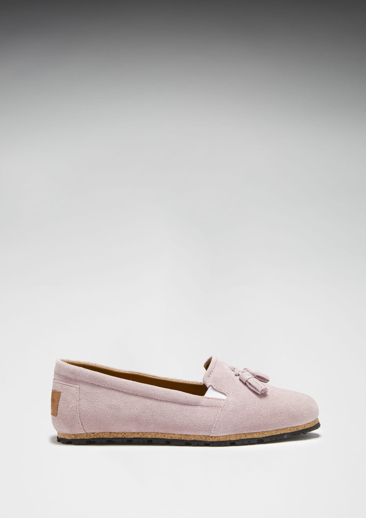 Hugs & Co. Women's Powder Pink Suede Tasselled Espadrilles