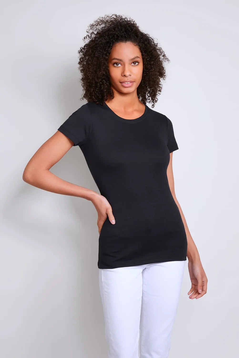 Lavender Hill Clothing Short Sleeve Crew Neck Cotton Modal T-Shirt