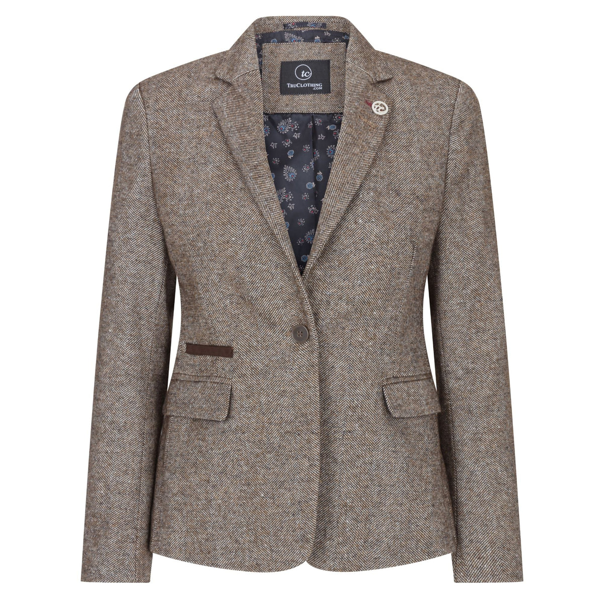 Women's 1920s Tweed Blazer, Waistcoat & Trousers Suit