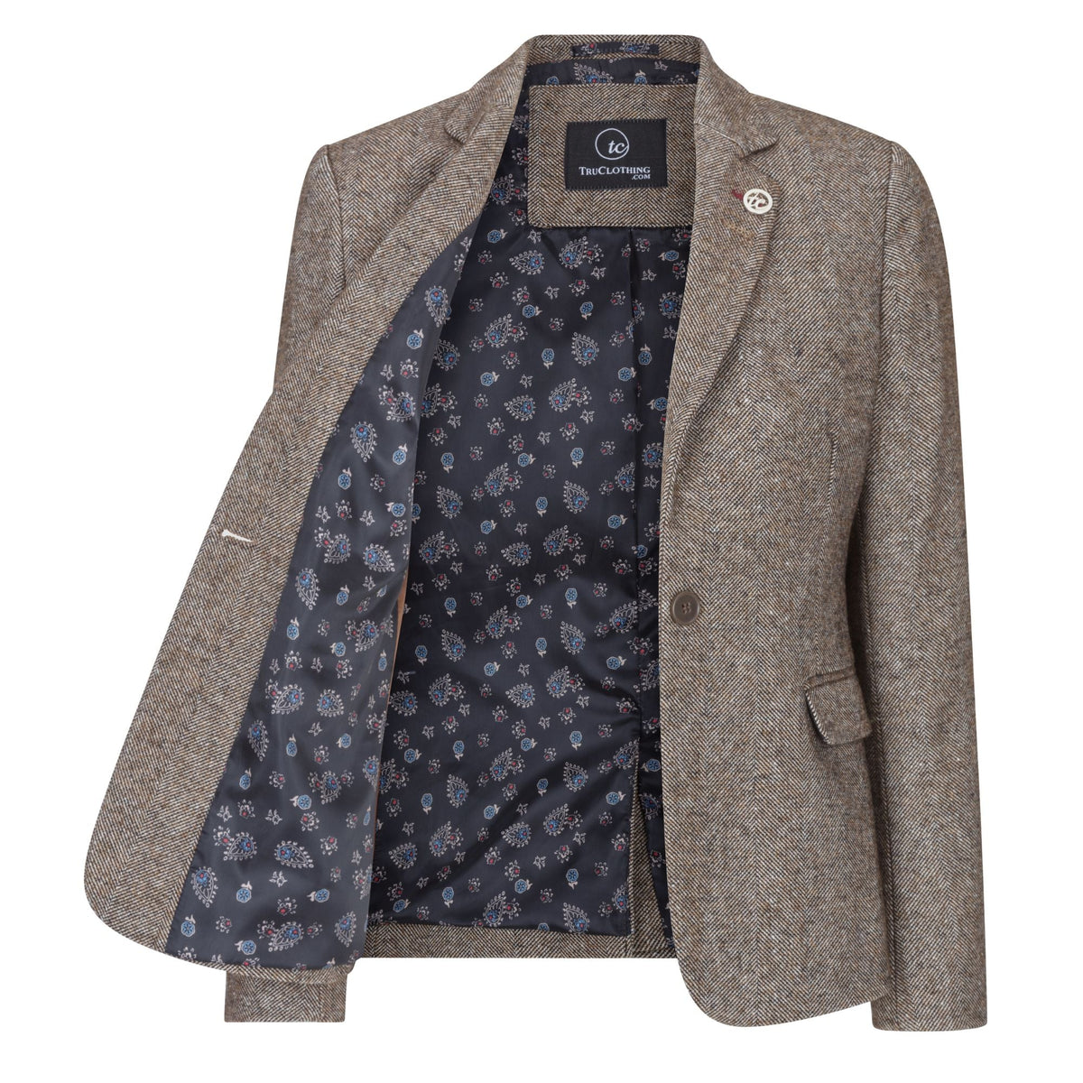 Women's 1920s Tweed Blazer, Waistcoat & Trousers Suit