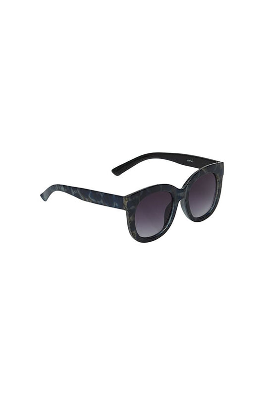 Zabi Glitter Tortoise Shell Sunglasses Blue | Louche